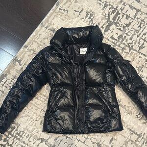 SAM Shiny Black Puffer Jacket